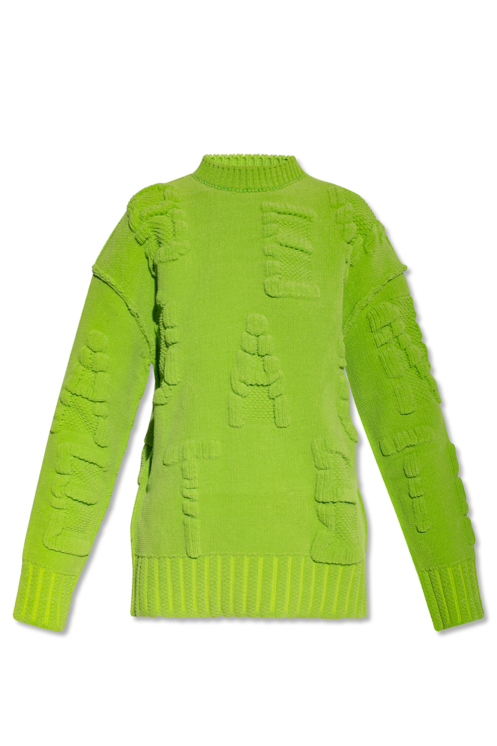 GenesinlifeShops Spain - Green Chenille sweater Bottega Veneta